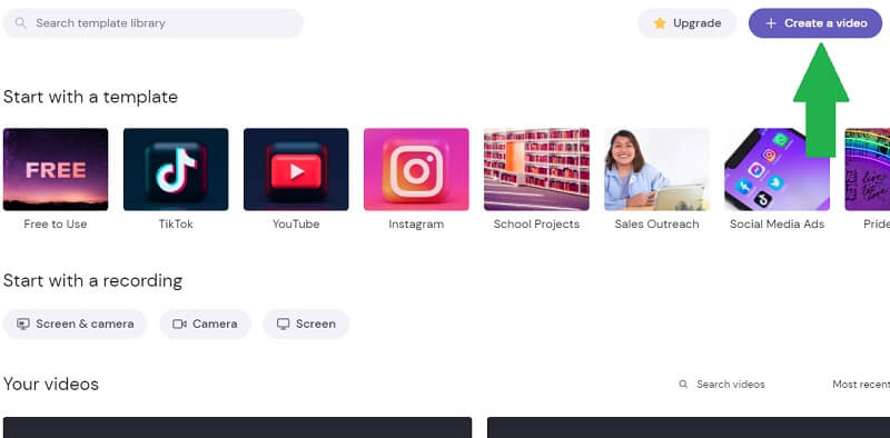 Clipchamp 動画を作成