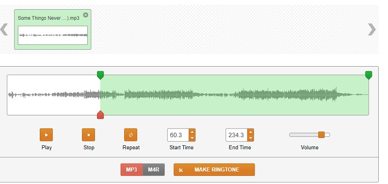 Ringer で iPhone 用着信音を作成