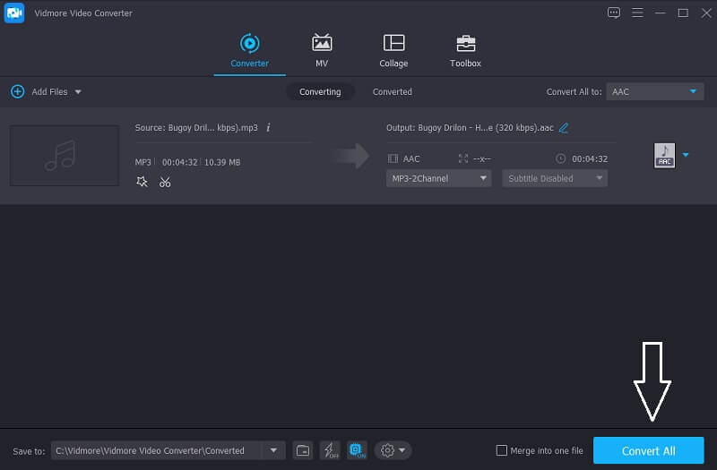 変換ファイルを保存