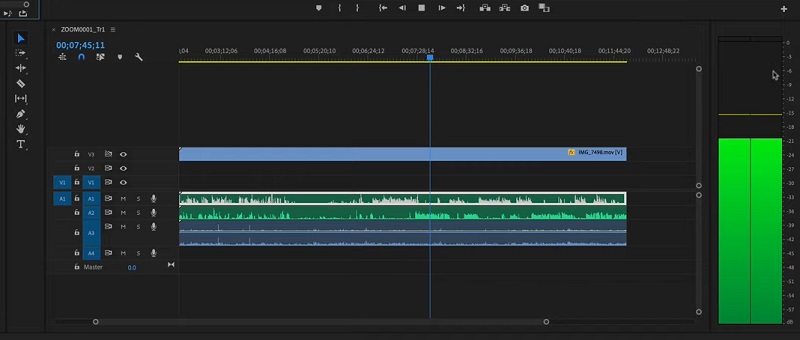 Adobe Premiere で音声を編集