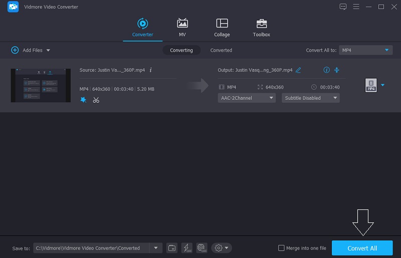 Vidmoreで録画ファイルを変換