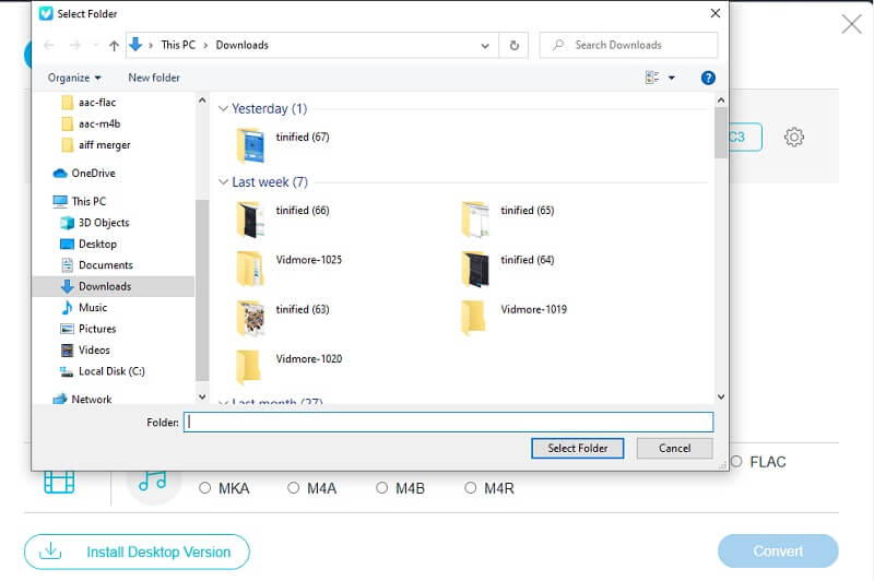 オンライン版 Vidmore AC3 に変換