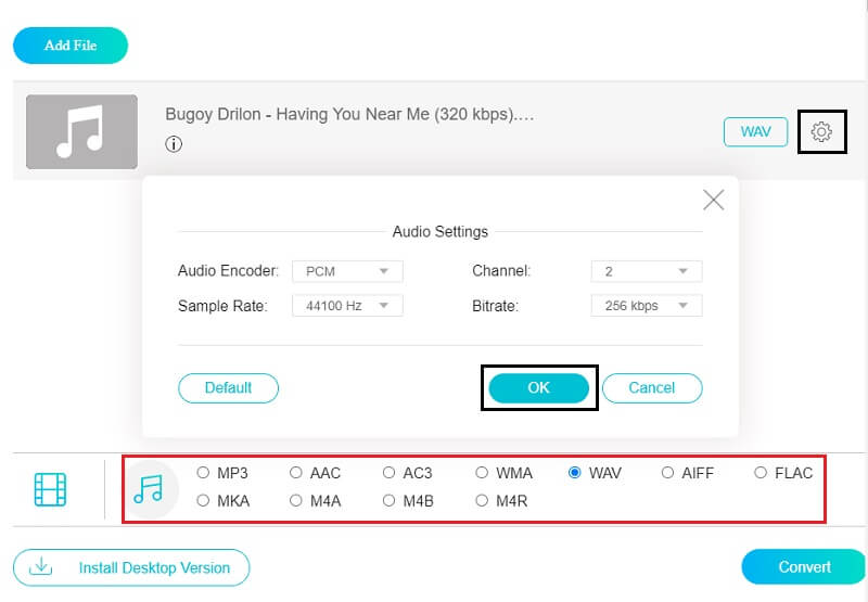 オンラインVM WAV編集