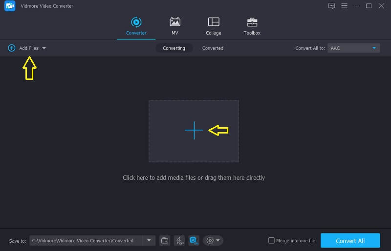 Vidmore ファイルの追加