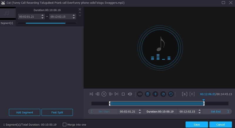 Vidmore カット編集