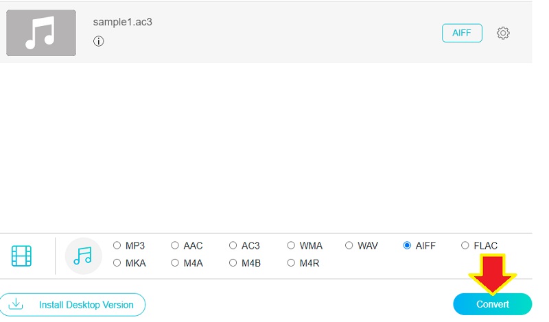 Vidmore 無料版 変換プロセスを開始