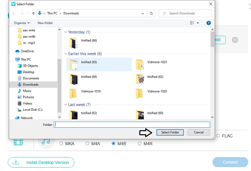 Vidmore Online：変換実行用
