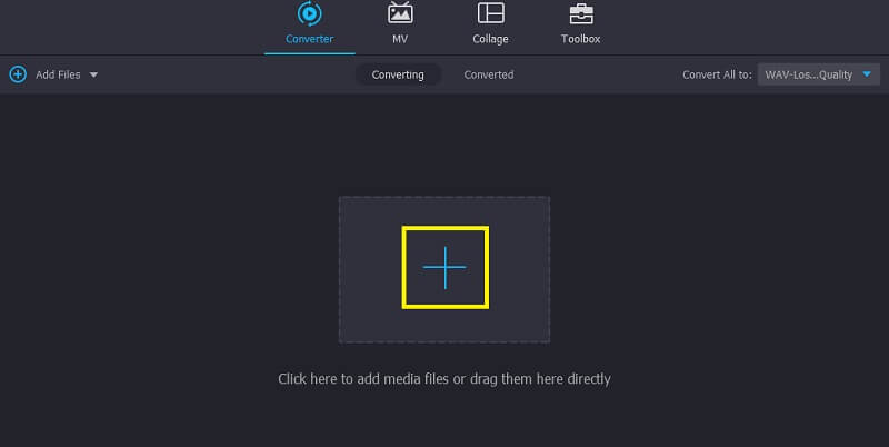 Vidmore VC MP2ファイルを追加