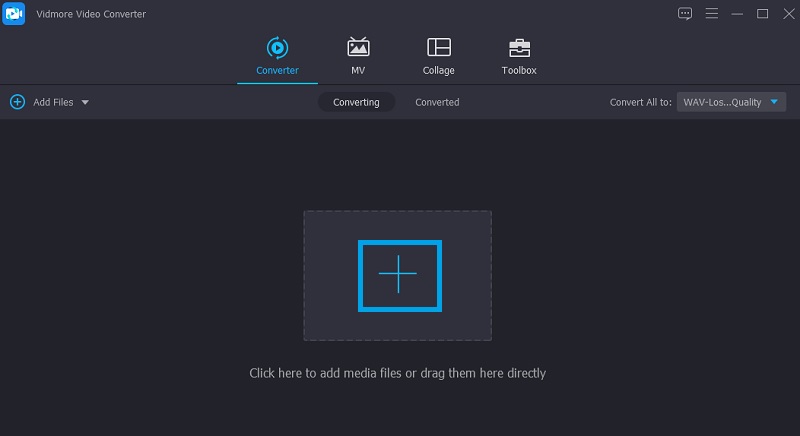 Vidmore VC M4A ファイルをアップロード