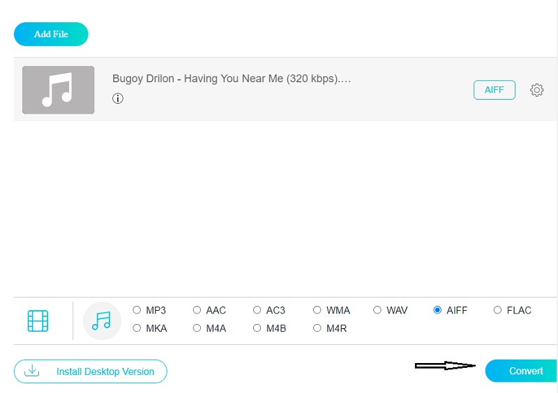 オンラインでファイルを変換 Vidmore