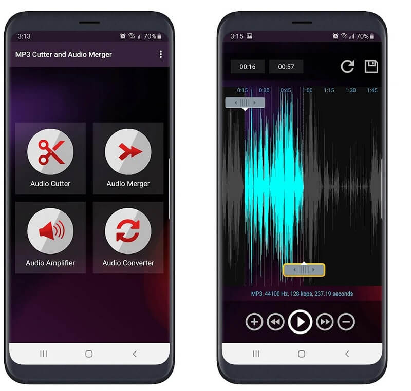 オーディオトラックを編集 MP3 Cutter