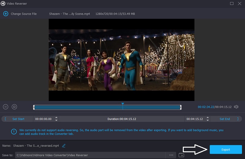 動画を書き出す Vidmore