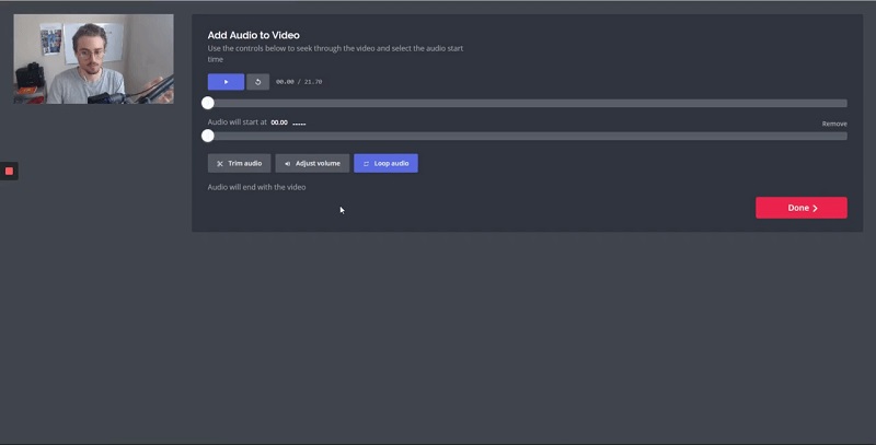 Kapwing で音声遅延を修正
