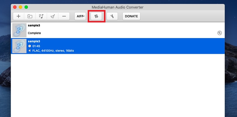 MediaHuman FLACをAIFFに変換