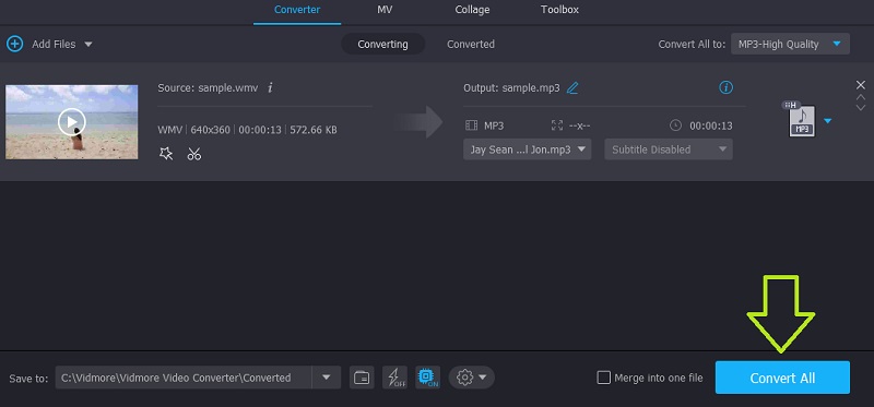MP3付きMP4として保存