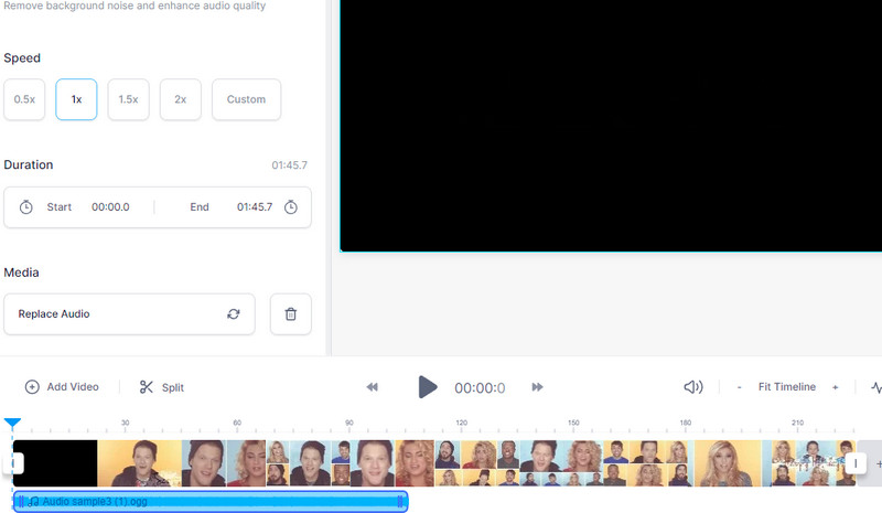 Veed MP4 に音声を追加