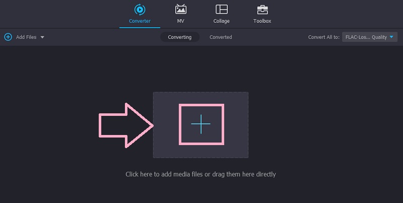 Vidmore M4A ファイル追加