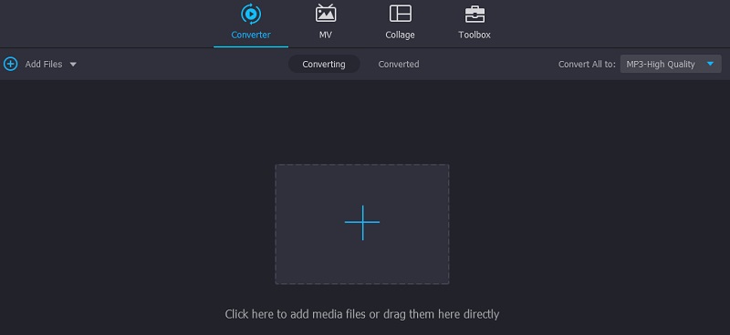 Vidmore MP4ファイルを追加