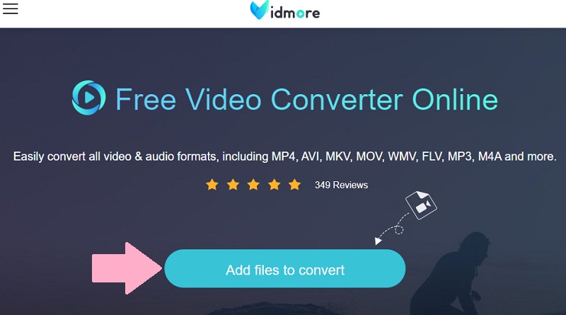 Vidmore Free オーディオファイルを追加