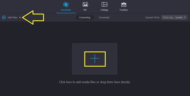 Vidmore MP3ファイルをインポート