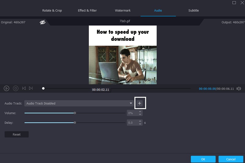 MP4に音声を追加 Vidmore