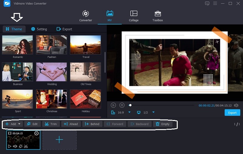 テーマを選択 Vidmore