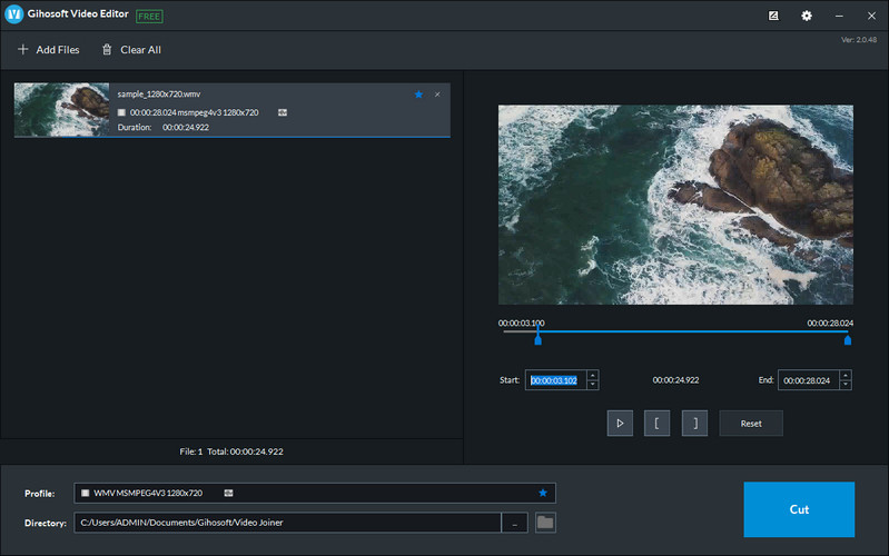 GIHOSOFT エディター画面