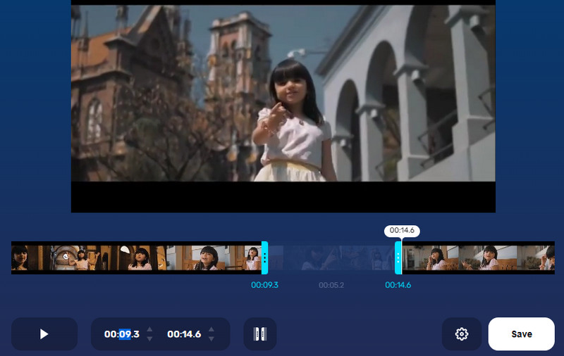 Online Video CutterでFLVをトリミング