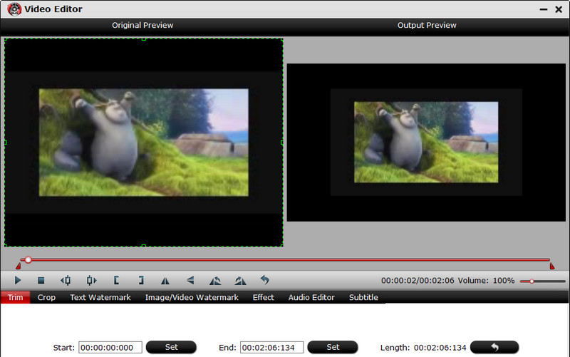 PavTube ビデオカッター