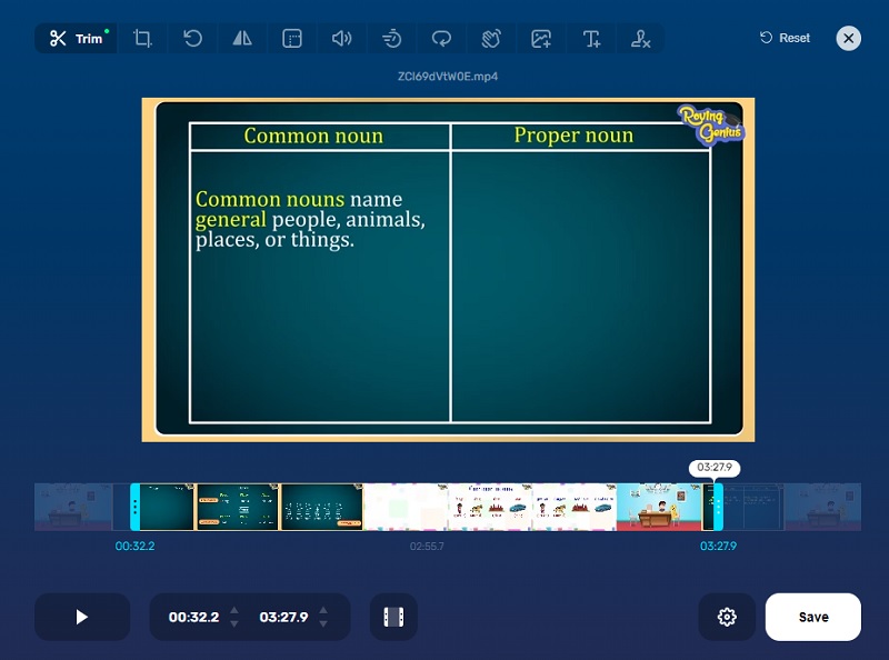 MTSファイルをトリミング 123apps