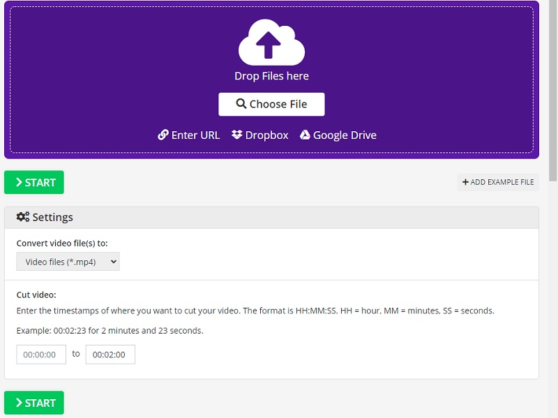 MTSファイルをトリミング Video2edit
