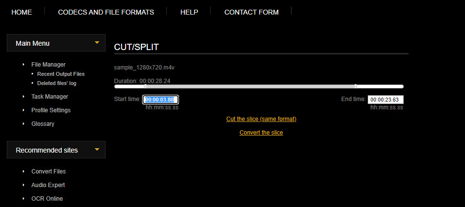Video Toolbox M4Vトリム