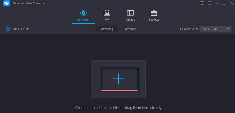 Vidmore FLV動画をアップロード
