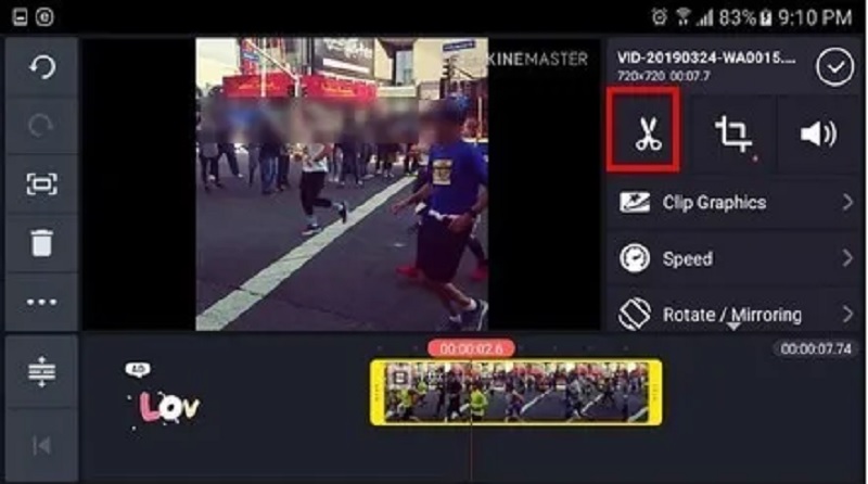 Androidで動画をトリミングする方法 KineMaster
