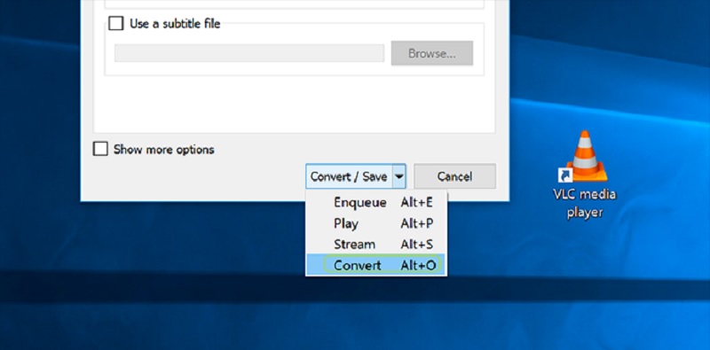 MP4 から MPG へ VLC プレーヤー