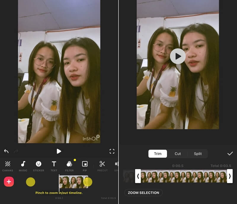 動画トリミング – InShot