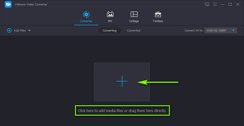 Vidmore MP4アップロード