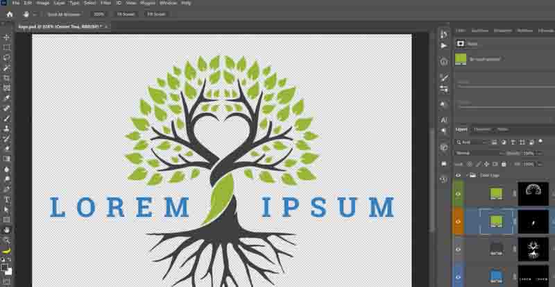 Adobe Photoshopインターフェース
