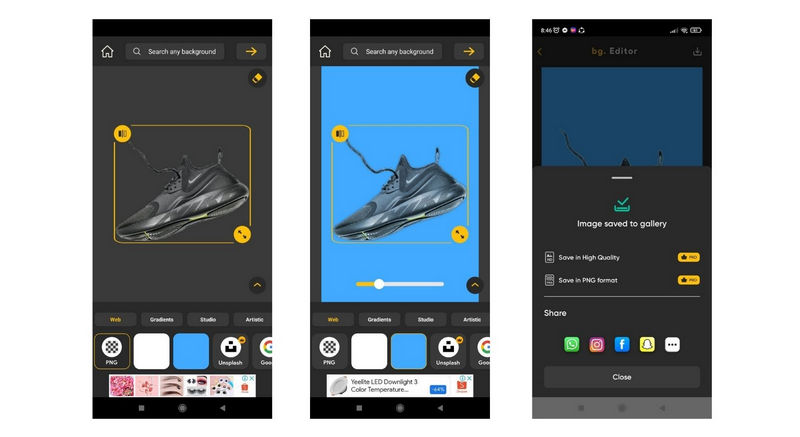 背景変更アプリ