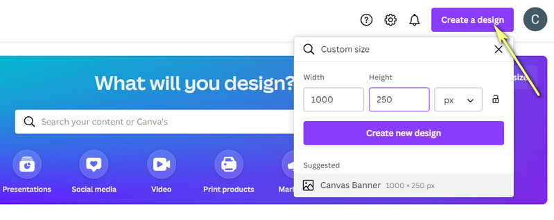 Canva キャンバス作成