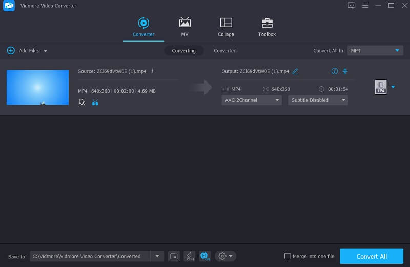 ファイルを変換 Vidmore