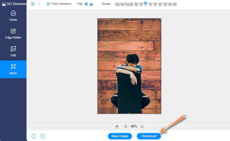 出力をダウンロード