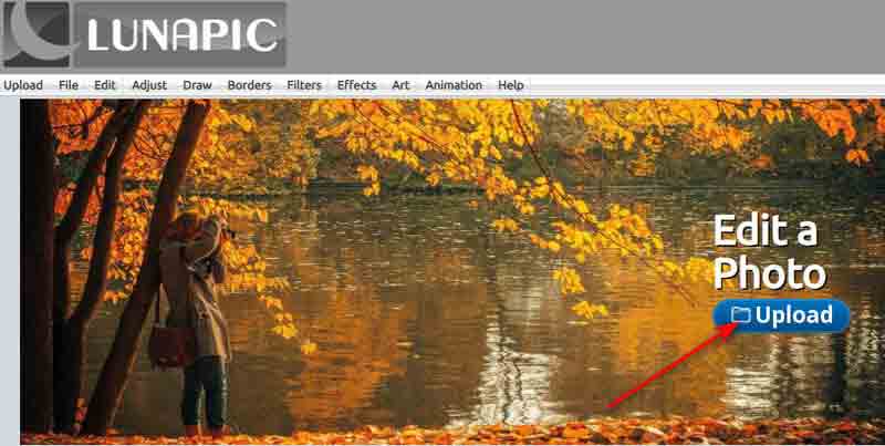 Lunapic 画像アップロードプログラム