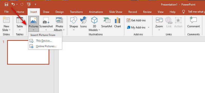 PowerPoint 画像の挿入