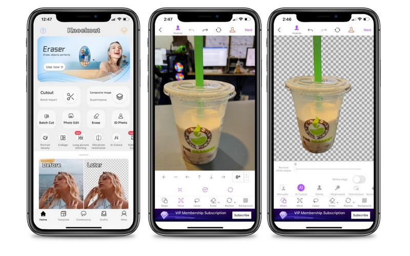 Proknockout カットフォトエディターアプリ