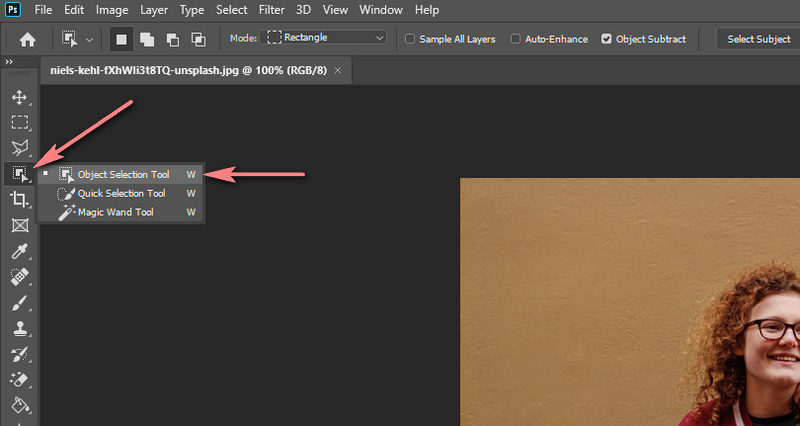 PS オブジェクト選択