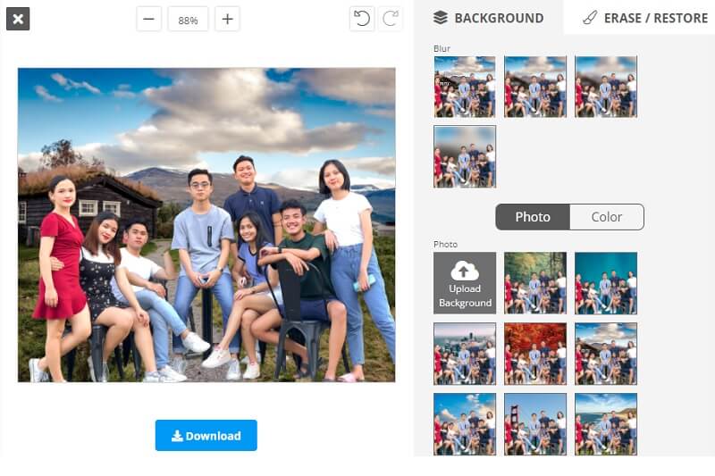 オンライン背景削除 Remove.BG