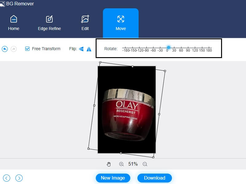 回転 – Background Remover
