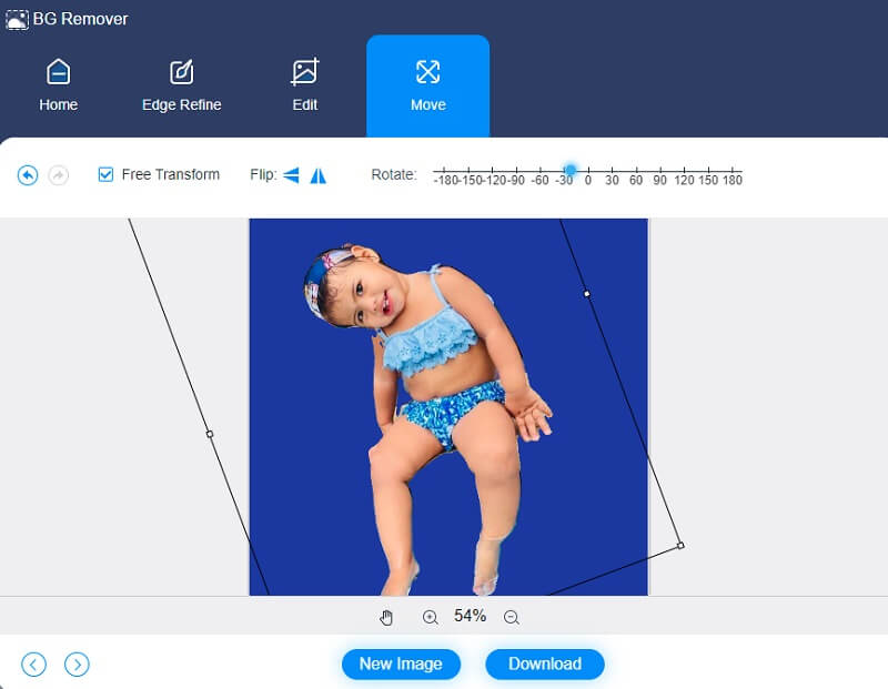 Vidmore Background Remover で回転