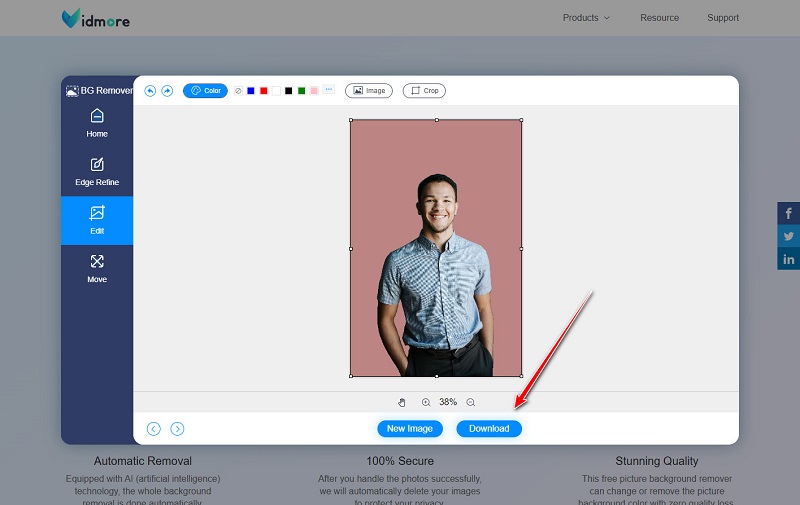 Vidmore Bro 出力のダウンロード